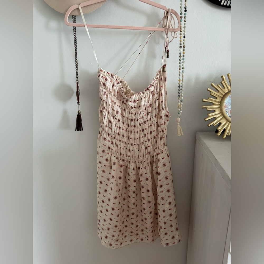 Free People Clementina Sleeveless Mini Dress in Ivory Combo Floral Print - Picture 7 of 8